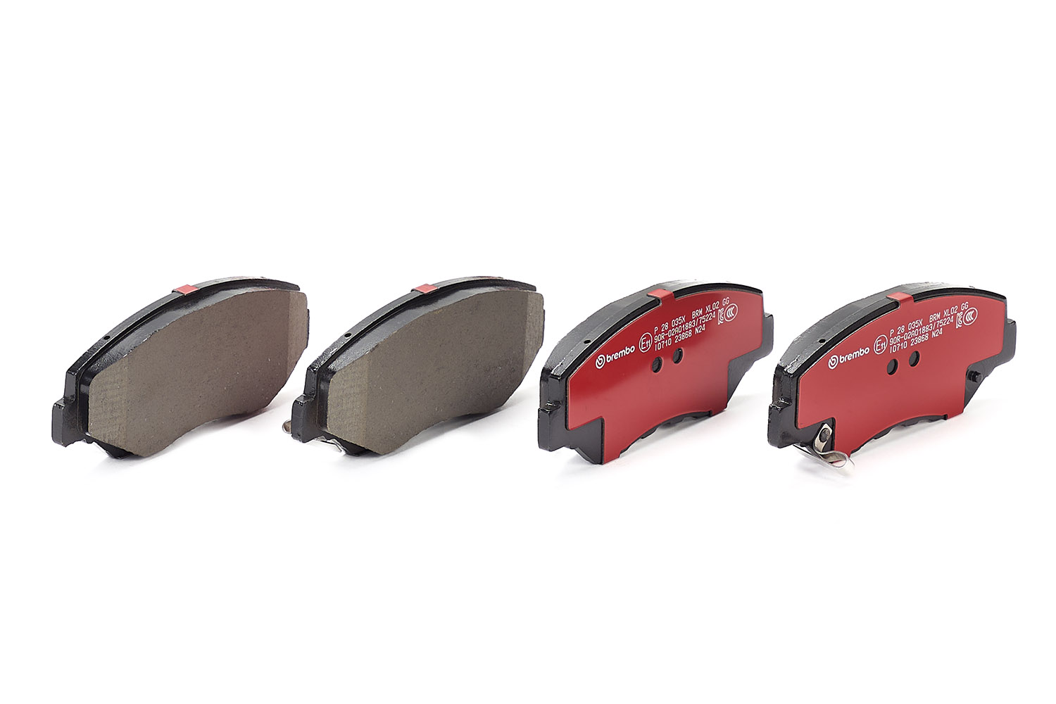 Jogo de 4 pastilhas de travão BREMBO ref. P 28 035X