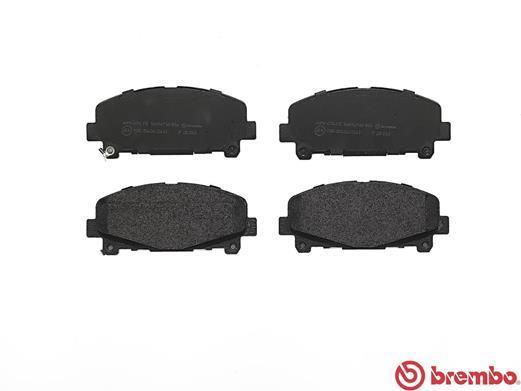 Jogo de 4 pastilhas de travão BREMBO ref. P 28 043