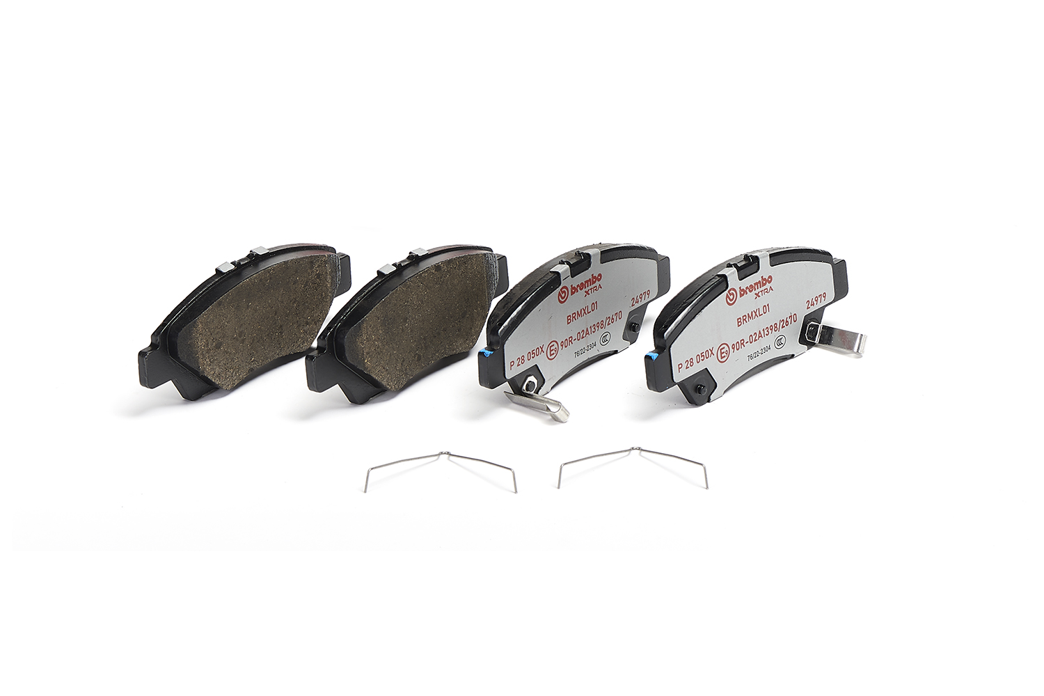 Jogo de 4 pastilhas de travão BREMBO ref. P 28 050X