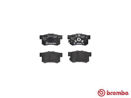 Jogo de 4 pastilhas de travão BREMBO ref. P 28 061