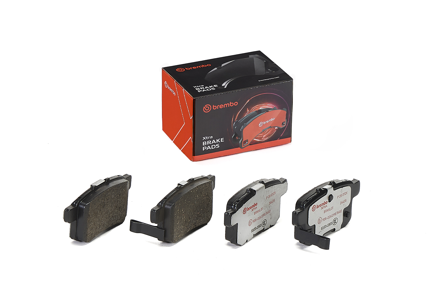 Jogo de 4 pastilhas de travão BREMBO ref. P 28 072X
