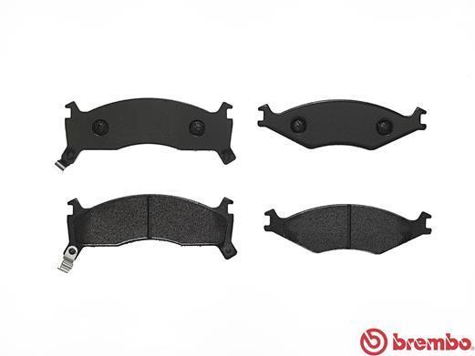 Jeu de 4 plaquettes de frein BREMBO ref. P 30 006