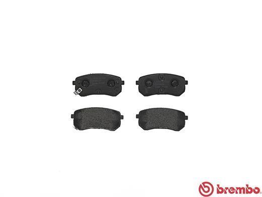 Jogo de 4 pastilhas de travão BREMBO ref. P 30 033