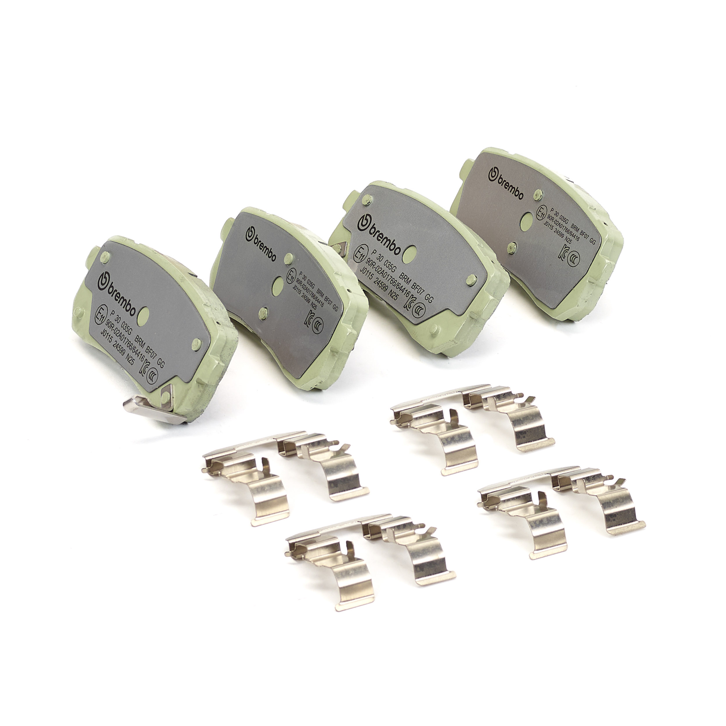 Jogo de 4 pastilhas de travão BREMBO ref. P 30 035G