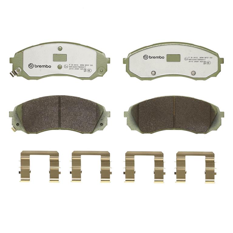 Jeu de 4 plaquettes de frein BREMBO ref. P 30 041G