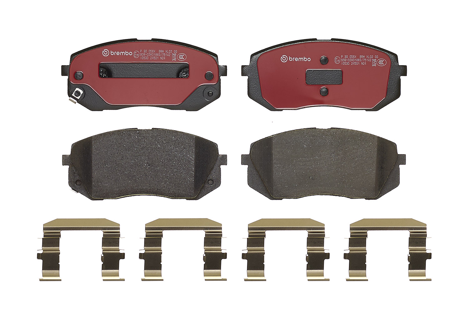 Jeu de 4 plaquettes de frein BREMBO ref. P 30 056X