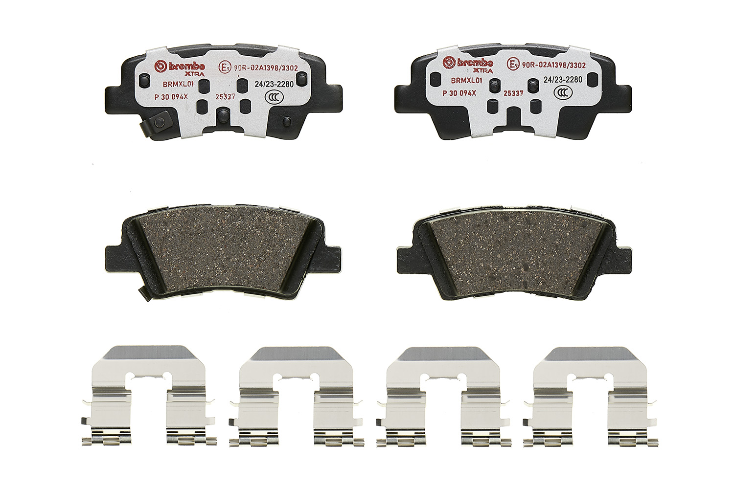 Jogo de 4 pastilhas de travão BREMBO ref. P 30 094X