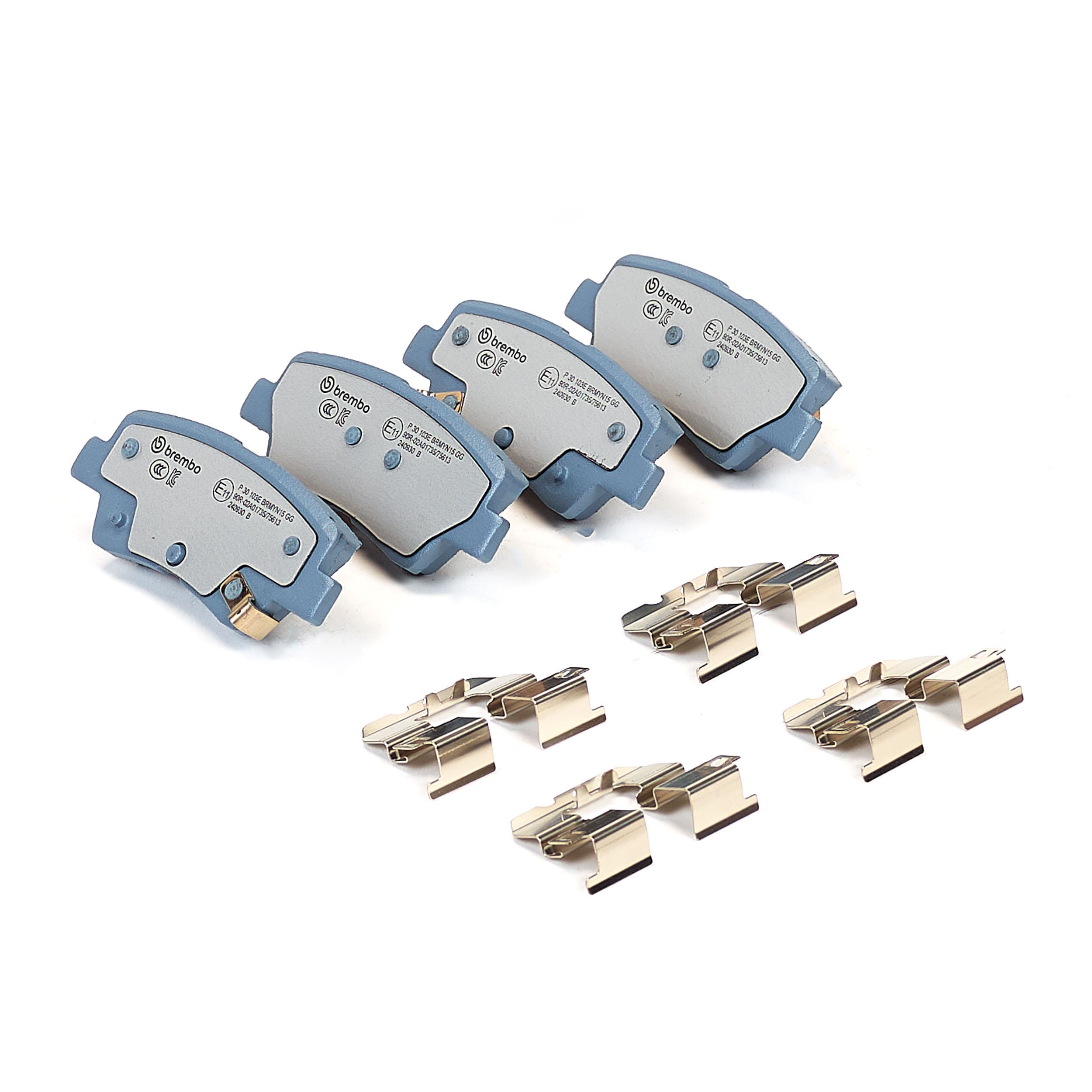 Jeu de 4 plaquettes de frein BREMBO ref. P 30 103E