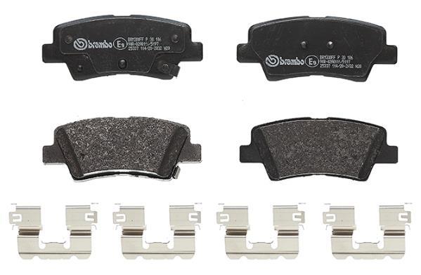 Jogo de 4 pastilhas de travão BREMBO ref. P 30 106