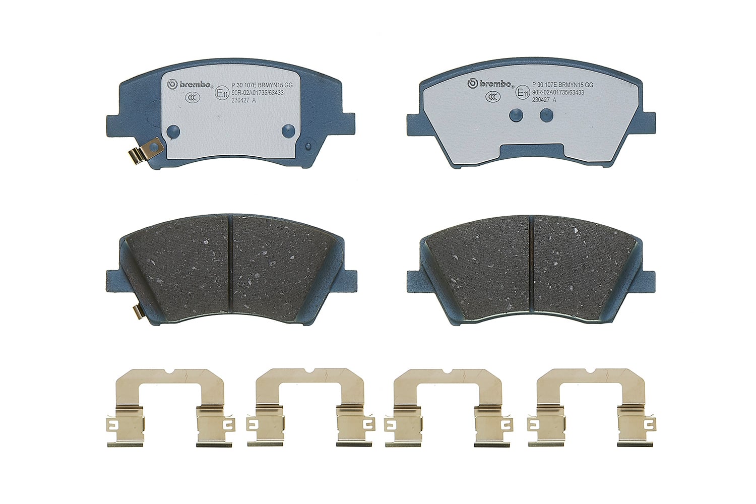 Jeu de 4 plaquettes de frein BREMBO ref. P 30 107E