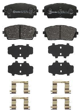 Jogo de 4 pastilhas de travão BREMBO ref. P 30 115