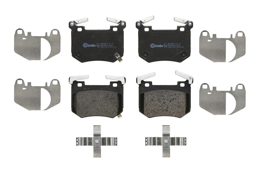 Jeu de 4 plaquettes de frein BREMBO P 30 124