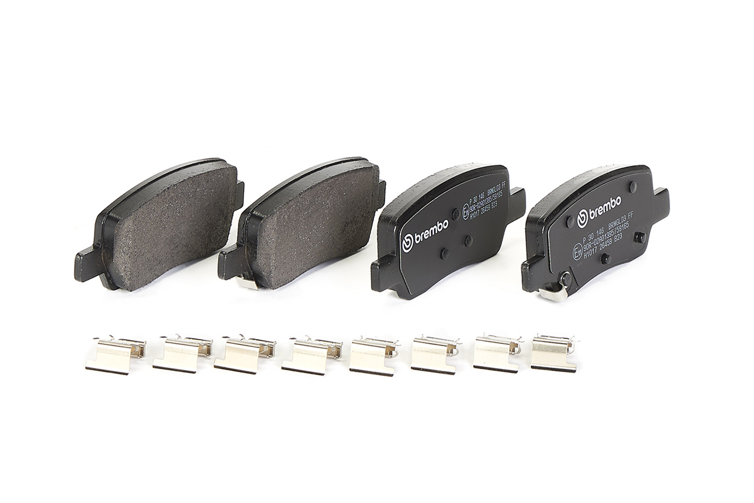 Jogo de 4 pastilhas de travão BREMBO ref. P 30 146