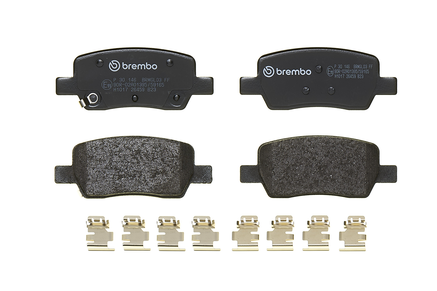 Jogo de 4 pastilhas de travão BREMBO ref. P 30 146