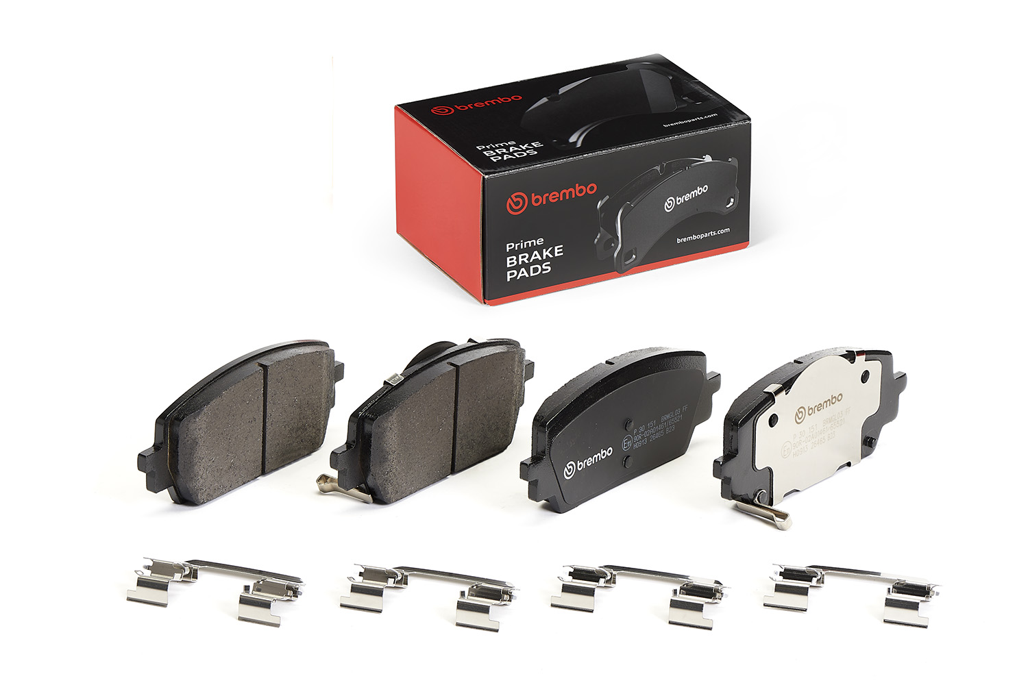 Jeu de 4 plaquettes de frein BREMBO ref. P 30 151