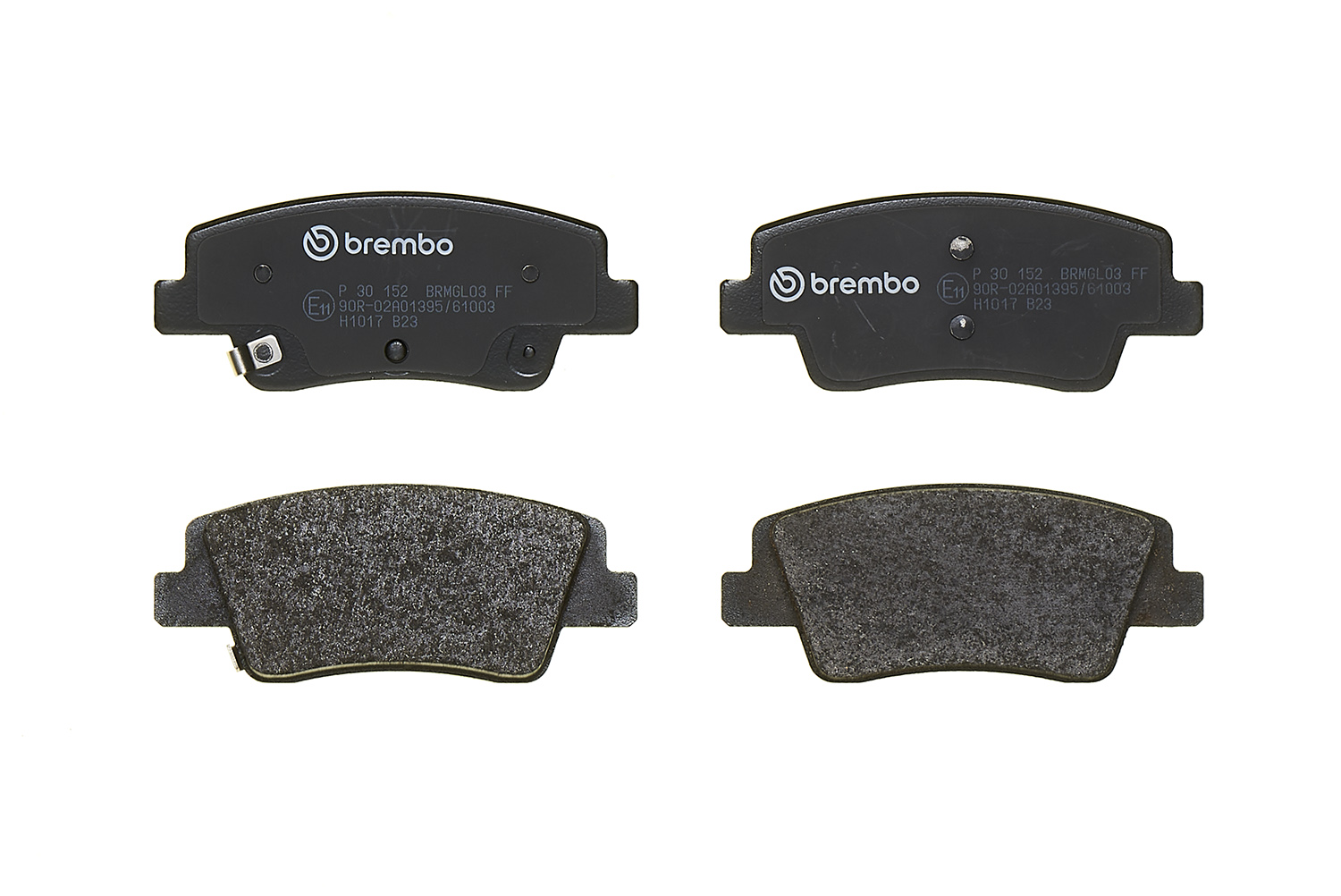 Jogo de 4 pastilhas de travão BREMBO ref. P 30 152