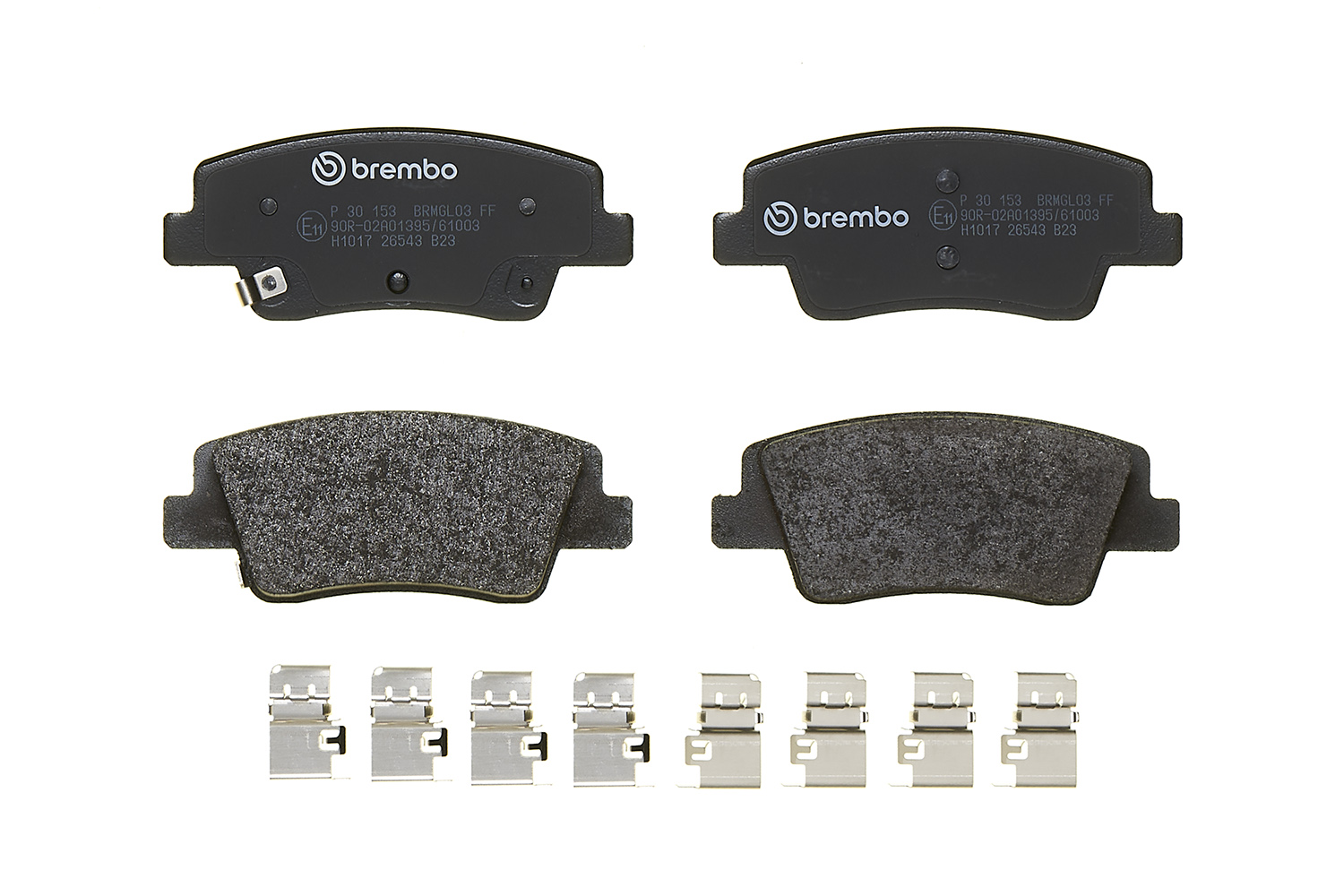 Jogo de 4 pastilhas de travão BREMBO ref. P 30 153
