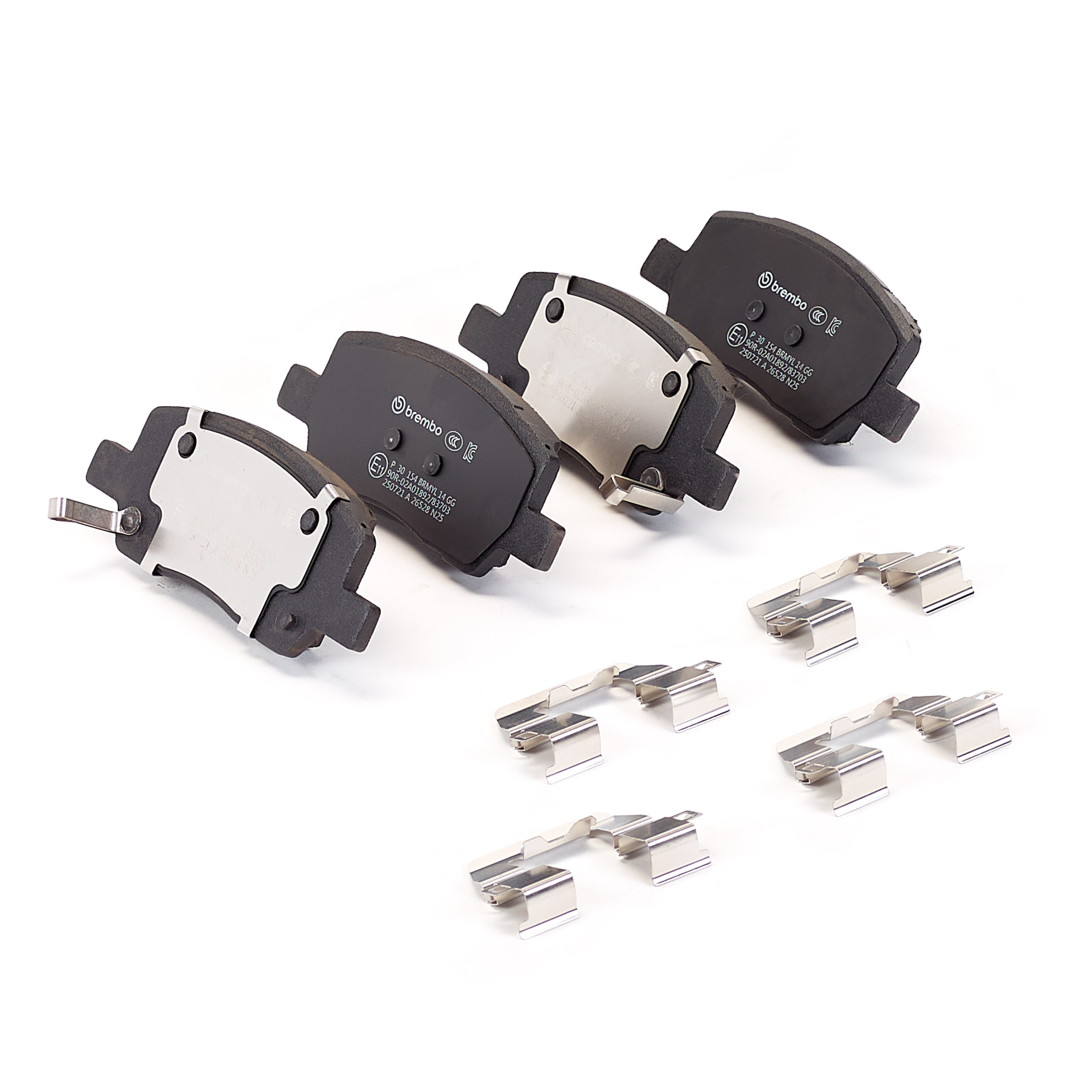 Jeu de 4 plaquettes de frein BREMBO ref. P 30 154
