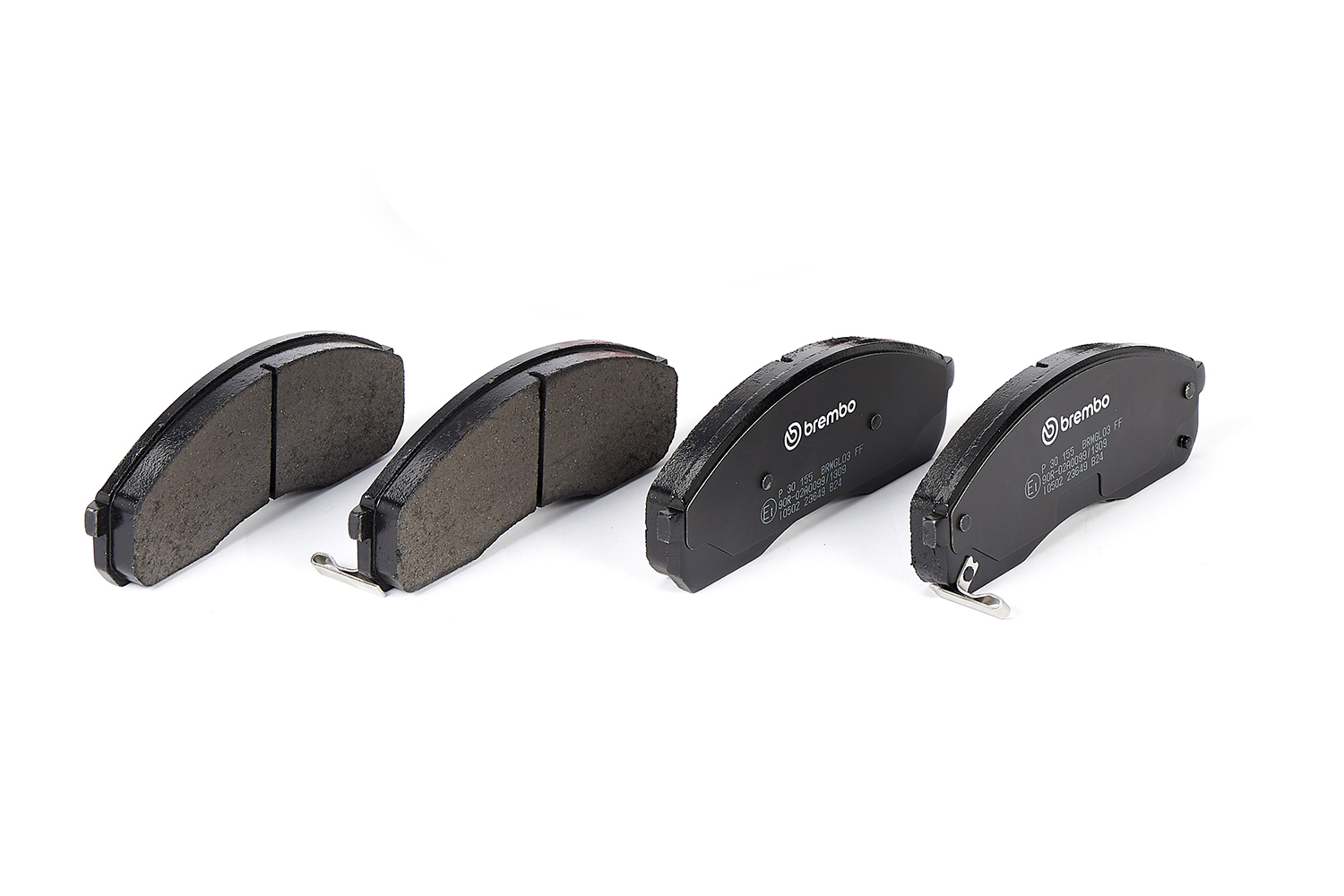 Jeu de 4 plaquettes de frein BREMBO ref. P 30 155