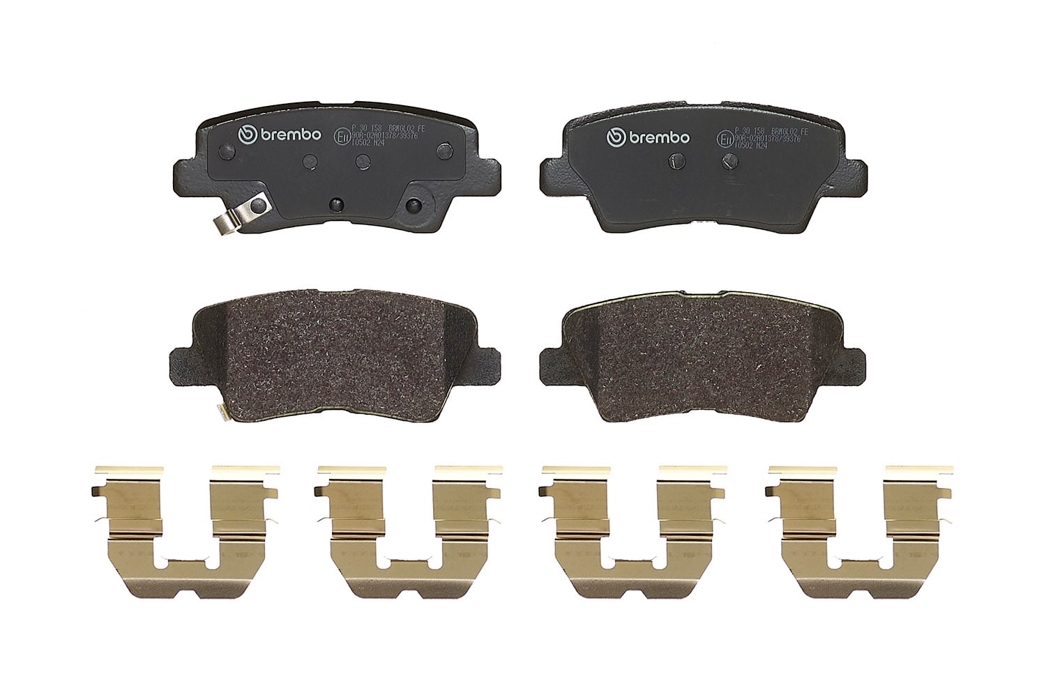 Jogo de 4 pastilhas de travão BREMBO ref. P 30 158