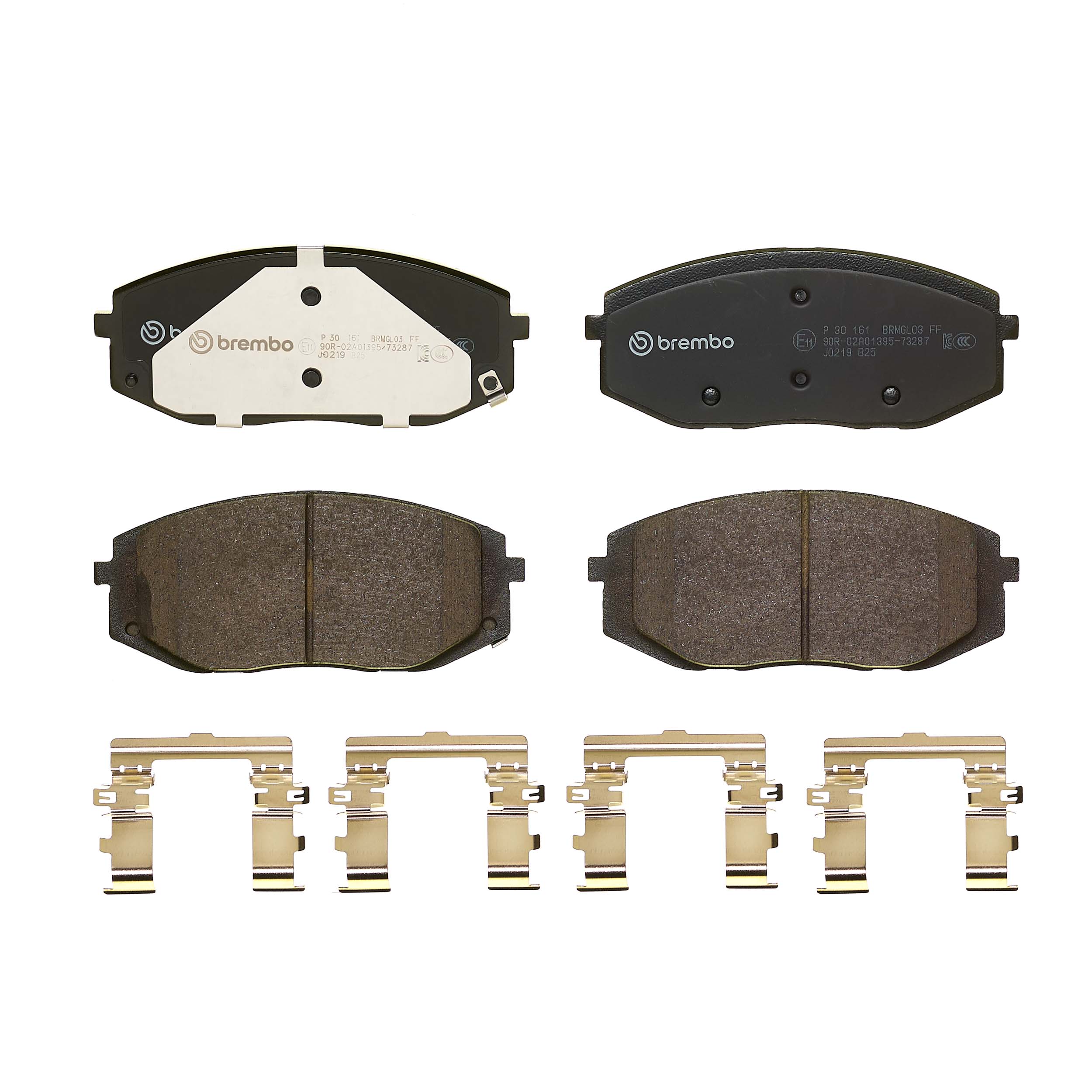 Jogo de 4 pastilhas de travão BREMBO ref. P 30 161