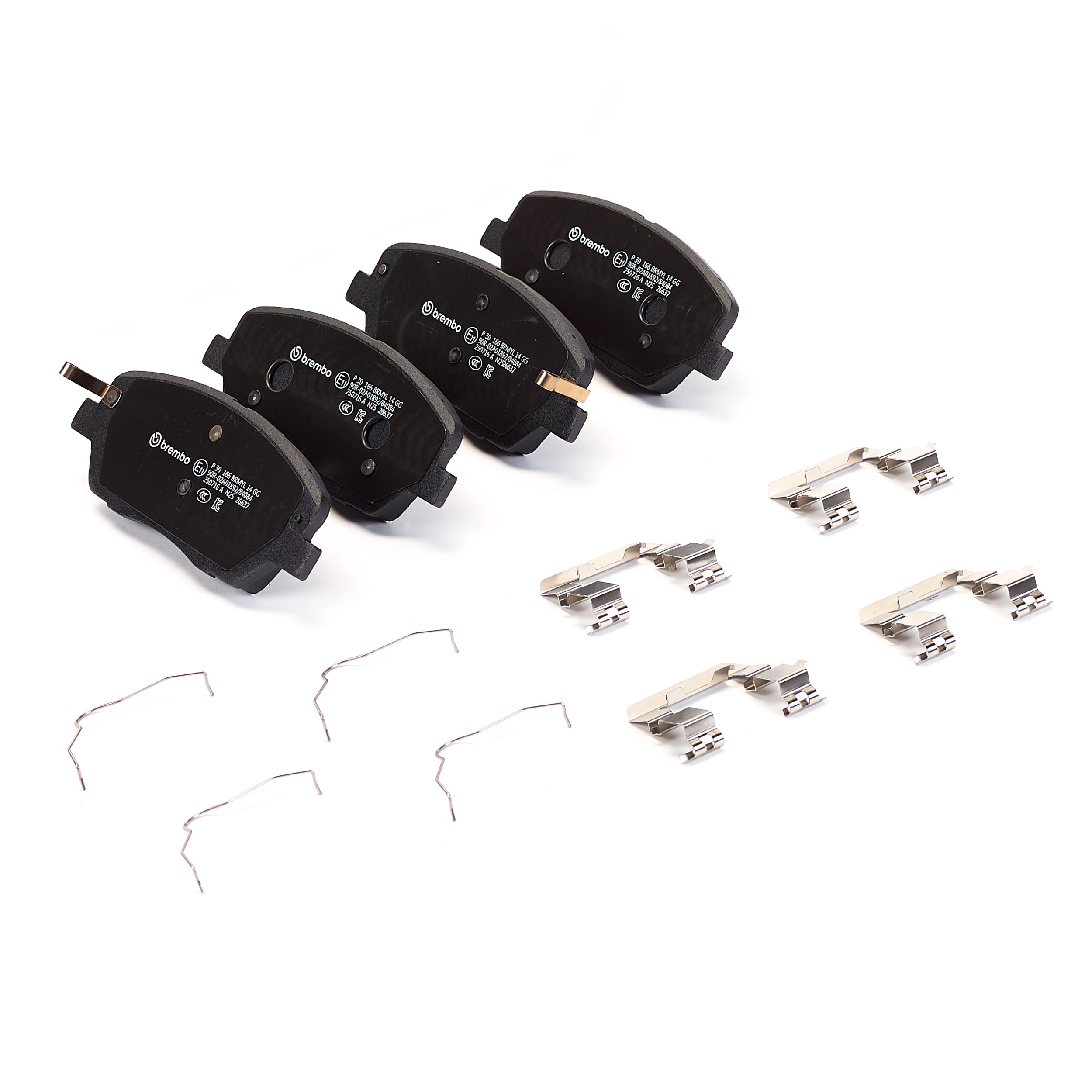 Jogo de 4 pastilhas de travão BREMBO ref. P 30 166