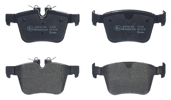 Jogo de 4 pastilhas de travão BREMBO ref. P 36 037