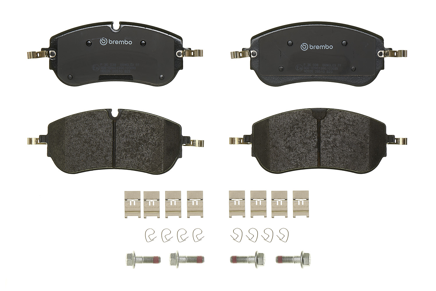 Jogo de 4 pastilhas de travão BREMBO ref. P 36 038