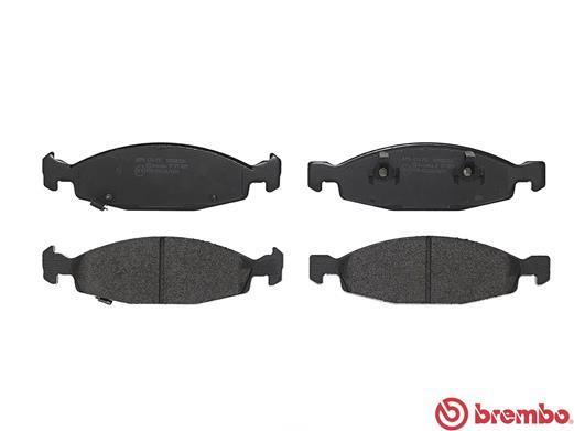 Jeu de 4 plaquettes de frein BREMBO ref. P 37 005