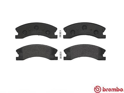 Jogo de 4 pastilhas de travão BREMBO ref. P 37 008