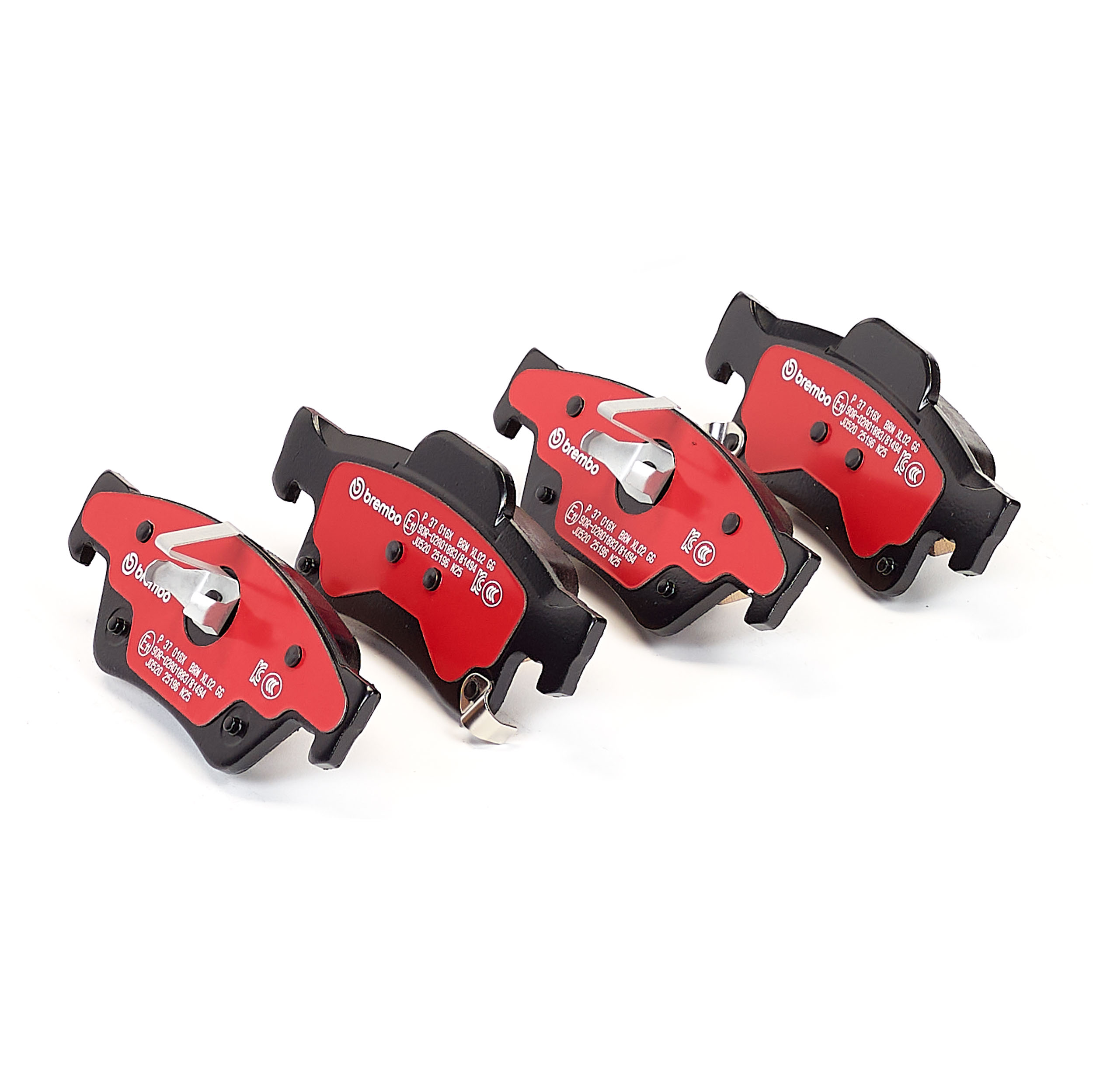 Jogo de 4 pastilhas de travão BREMBO ref. P 37 016X