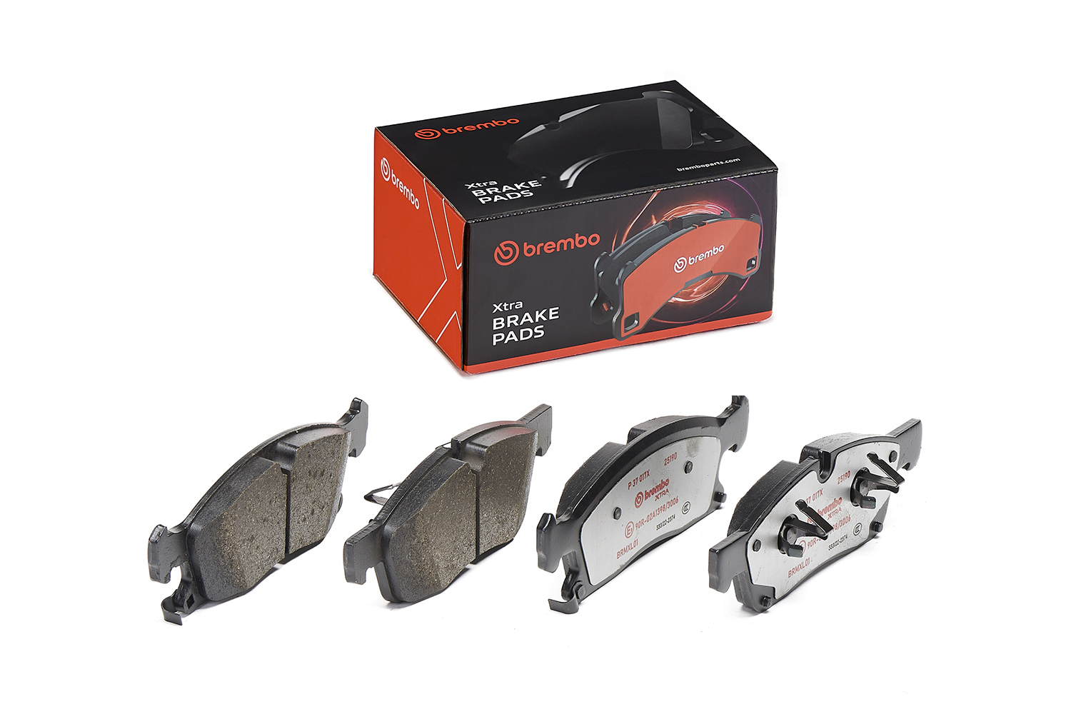 Jogo de 4 pastilhas de travão BREMBO ref. P 37 017X