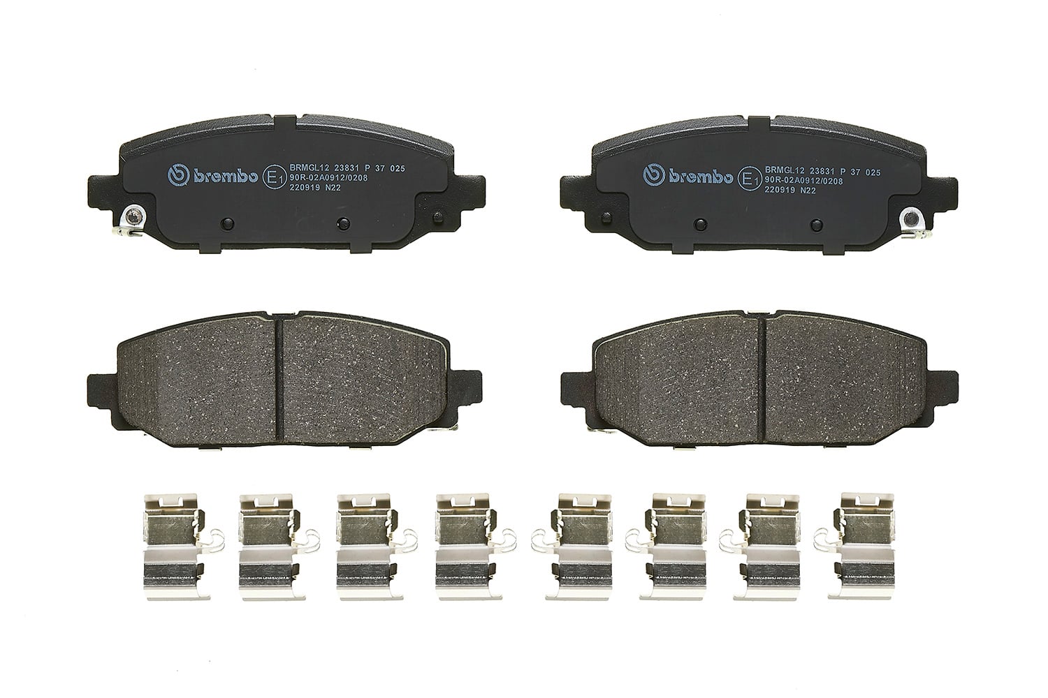Jogo de 4 pastilhas de travão BREMBO ref. P 37 025