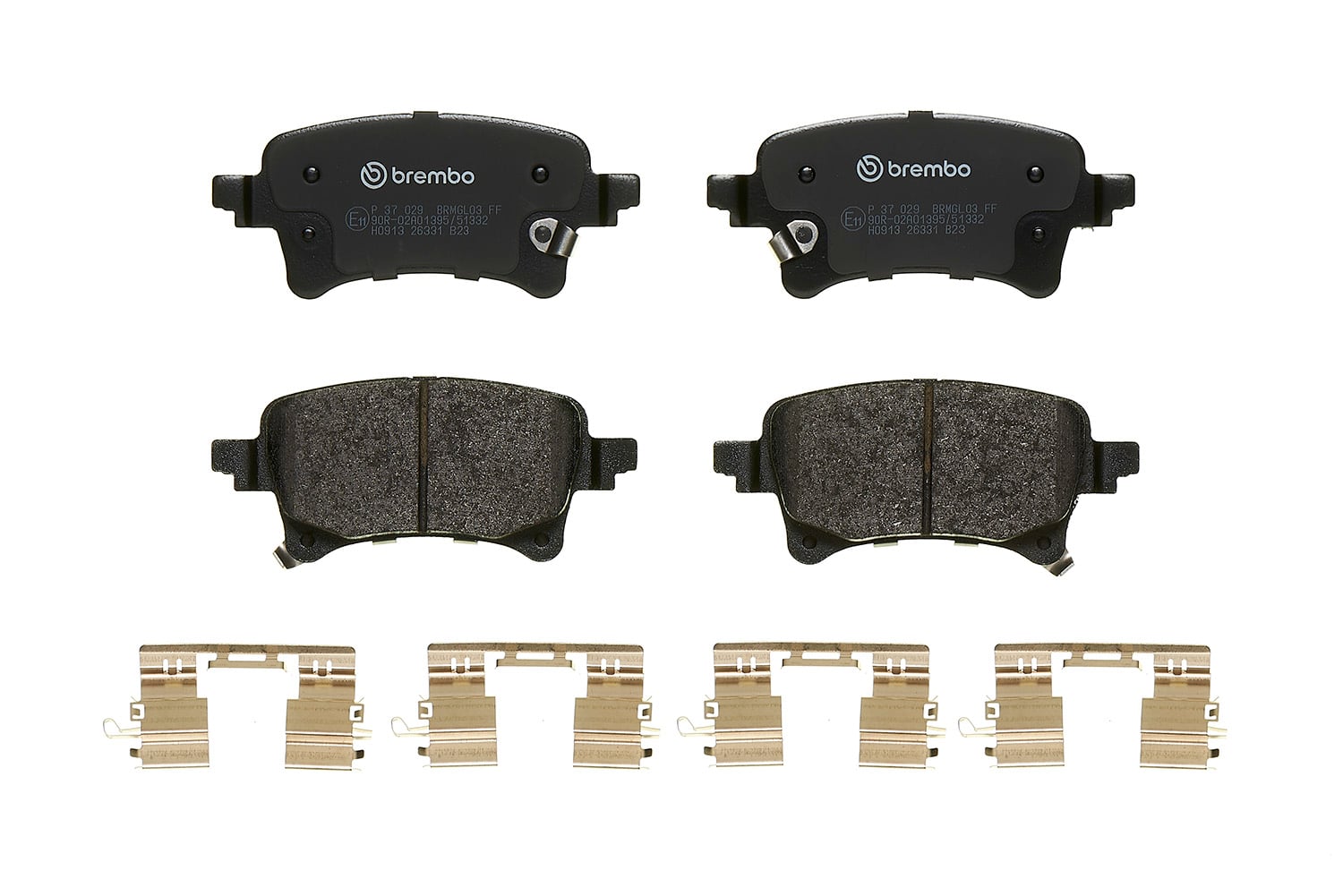 Jogo de 4 pastilhas de travão BREMBO ref. P 37 029