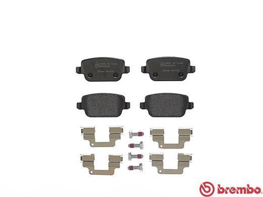 Jogo de 4 pastilhas de travão BREMBO ref. P 44 016