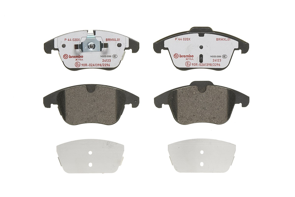 Jogo de 4 pastilhas de travão BREMBO ref. P 44 020X