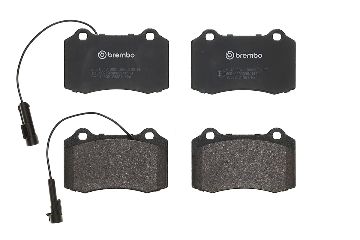 Jogo de 4 pastilhas de travão BREMBO ref. P 48 002