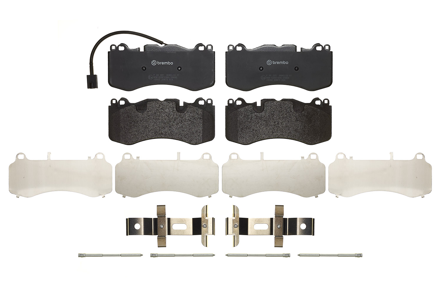 Jeu de 4 plaquettes de frein BREMBO ref. P 48 005