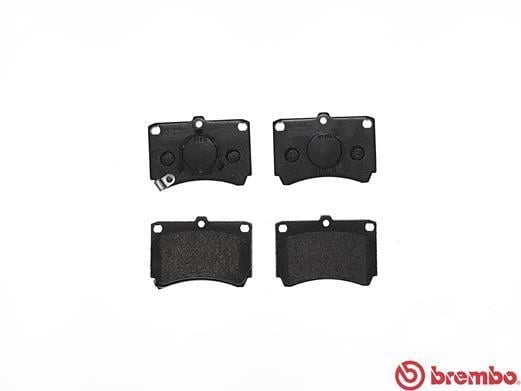 Jeu de 4 plaquettes de frein BREMBO ref. P 49 007