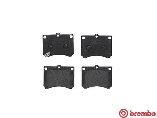 Jogo de 4 pastilhas de travão BREMBO ref. P 49 011