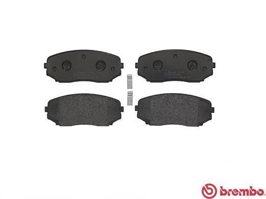 Jeu de 4 plaquettes de frein BREMBO ref. P 49 040