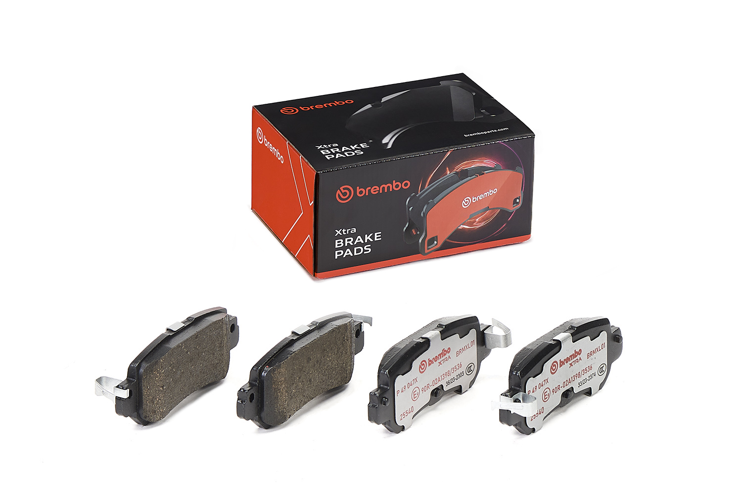 Jogo de 4 pastilhas de travão BREMBO ref. P 49 047X