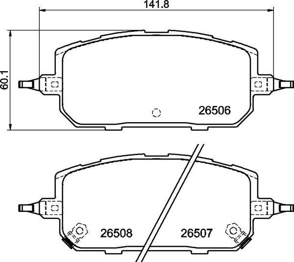 Jogo de 4 pastilhas de travão BREMBO ref. P 49 067