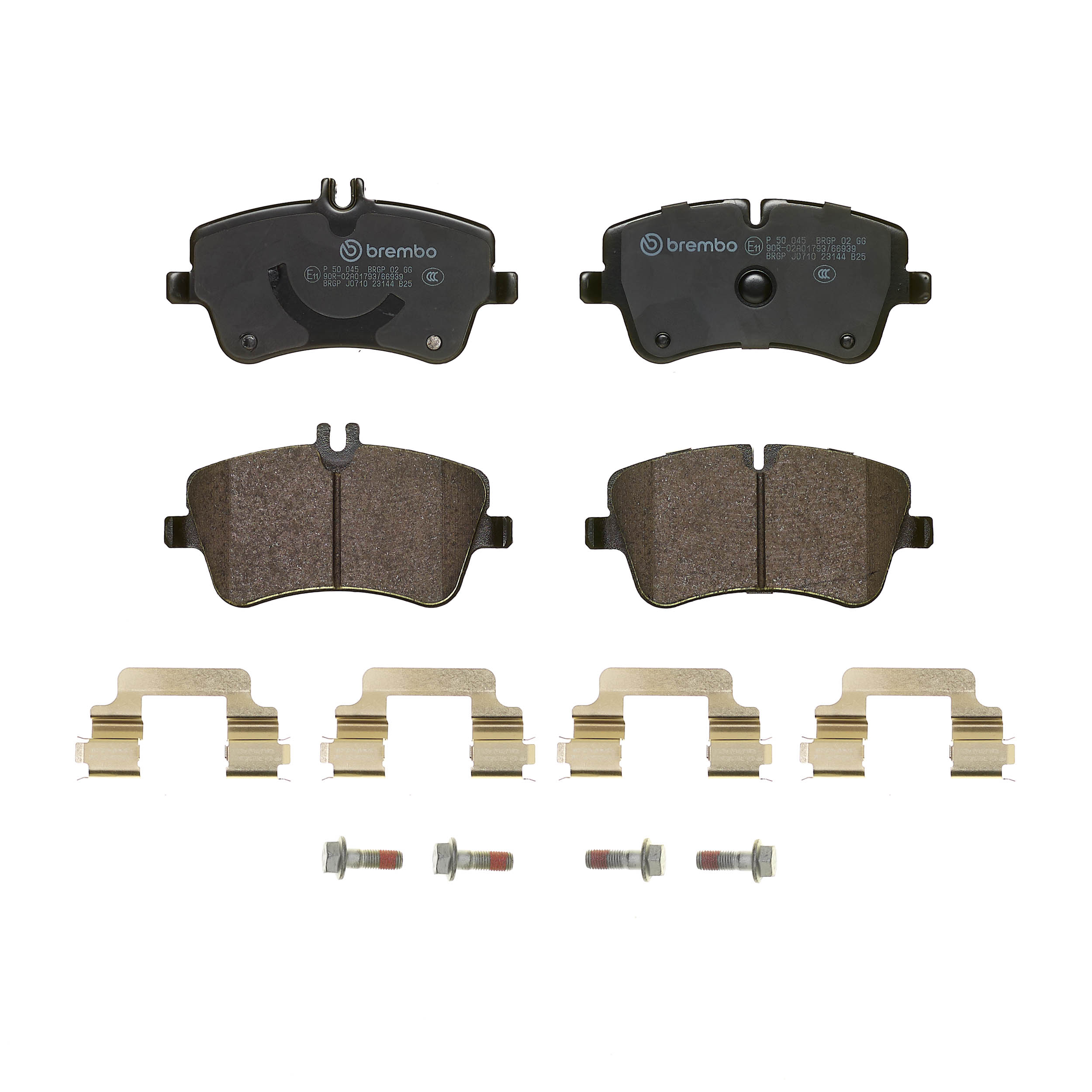 Jogo de 4 pastilhas de travão BREMBO ref. P 50 045