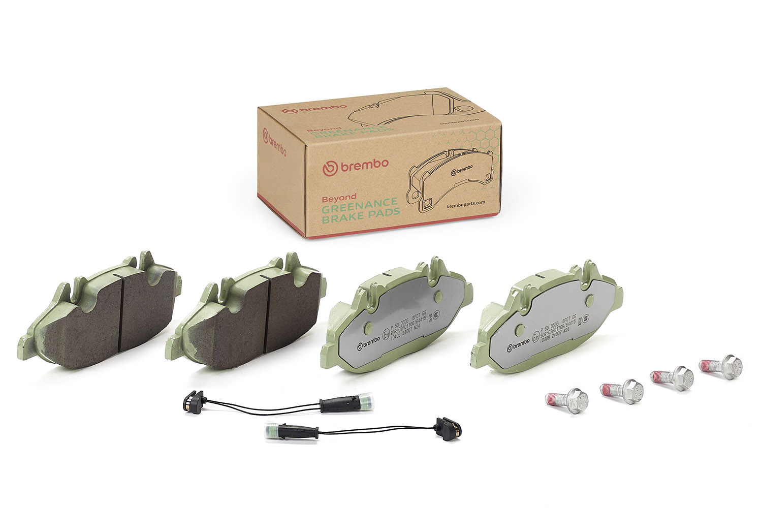 Jeu de 4 plaquettes de frein BREMBO ref. P 50 050G