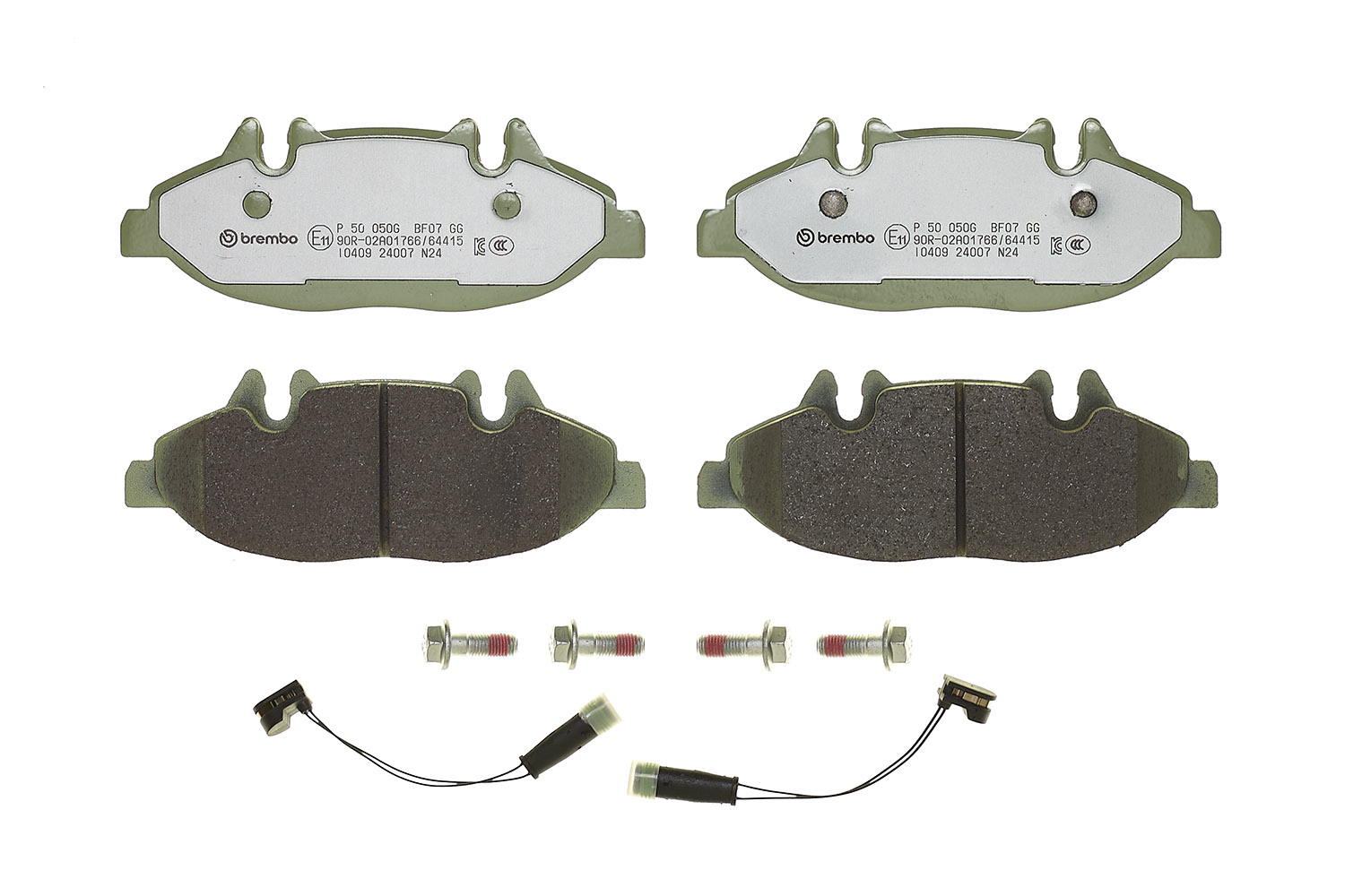 Jeu de 4 plaquettes de frein BREMBO ref. P 50 050G