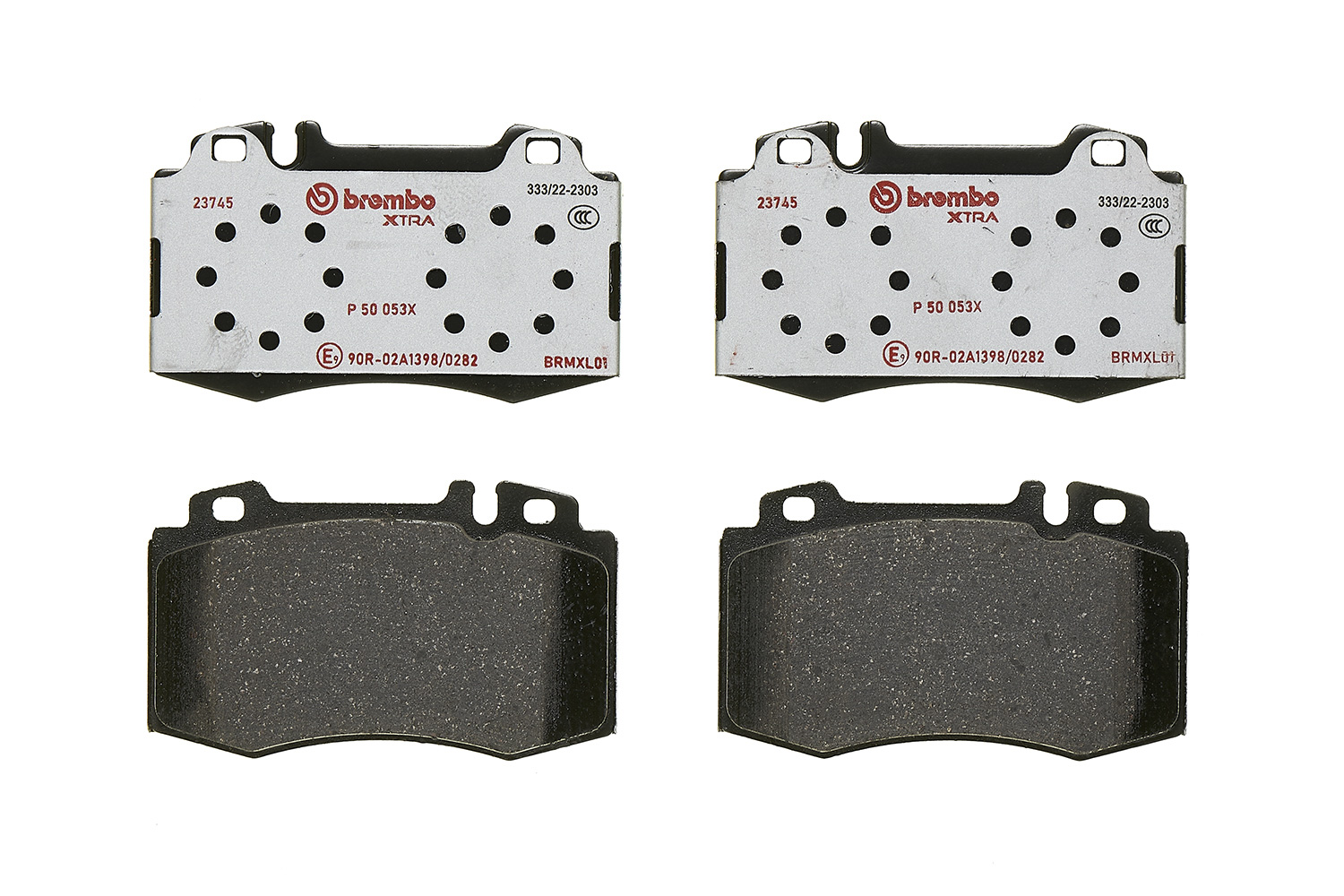 Jogo de 4 pastilhas de travão BREMBO ref. P 50 053X