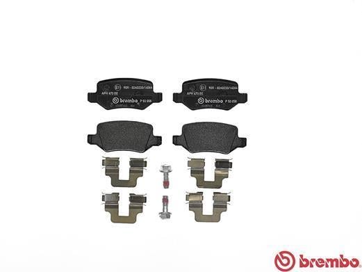 Jogo de 4 pastilhas de travão BREMBO ref. P 50 058