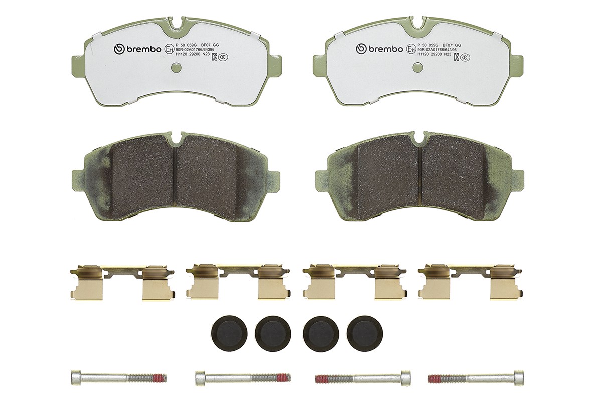 Jeu de 4 plaquettes de frein BREMBO ref. P 50 059G