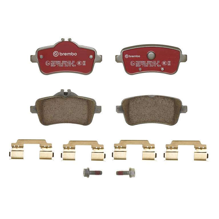 Jogo de 4 pastilhas de travão BREMBO ref. P50099NX